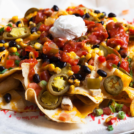 Nachos fit for a Spartan – Santorini Mediterranean Grill Napanee